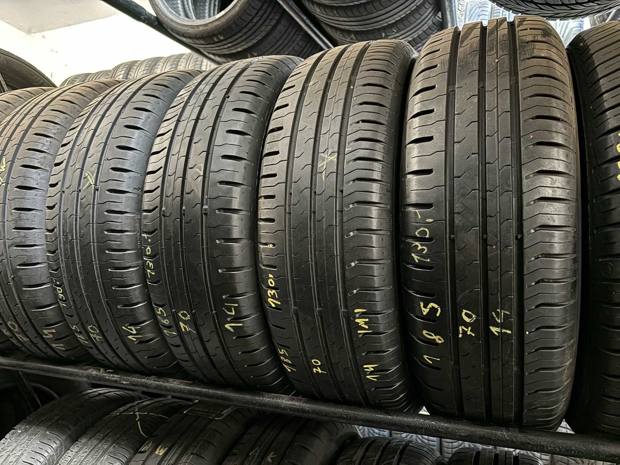 4X Opony Letnie 185/70R14 88T CONTINENTAL ContiEcoContact 5 7.5MM CAŁE