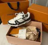 Louis Vuitton LowLvTrainerGrey Oryglnał Nowe Trampki Modny wybór 43