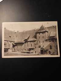Stara pocztówka Malbork zamek krzyżacki, fot. Edward Falkowski