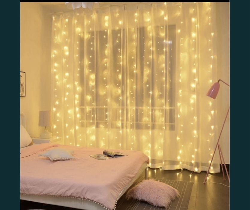 ТРЕНД! Гірлянда штора роса 3*2 та 3*3