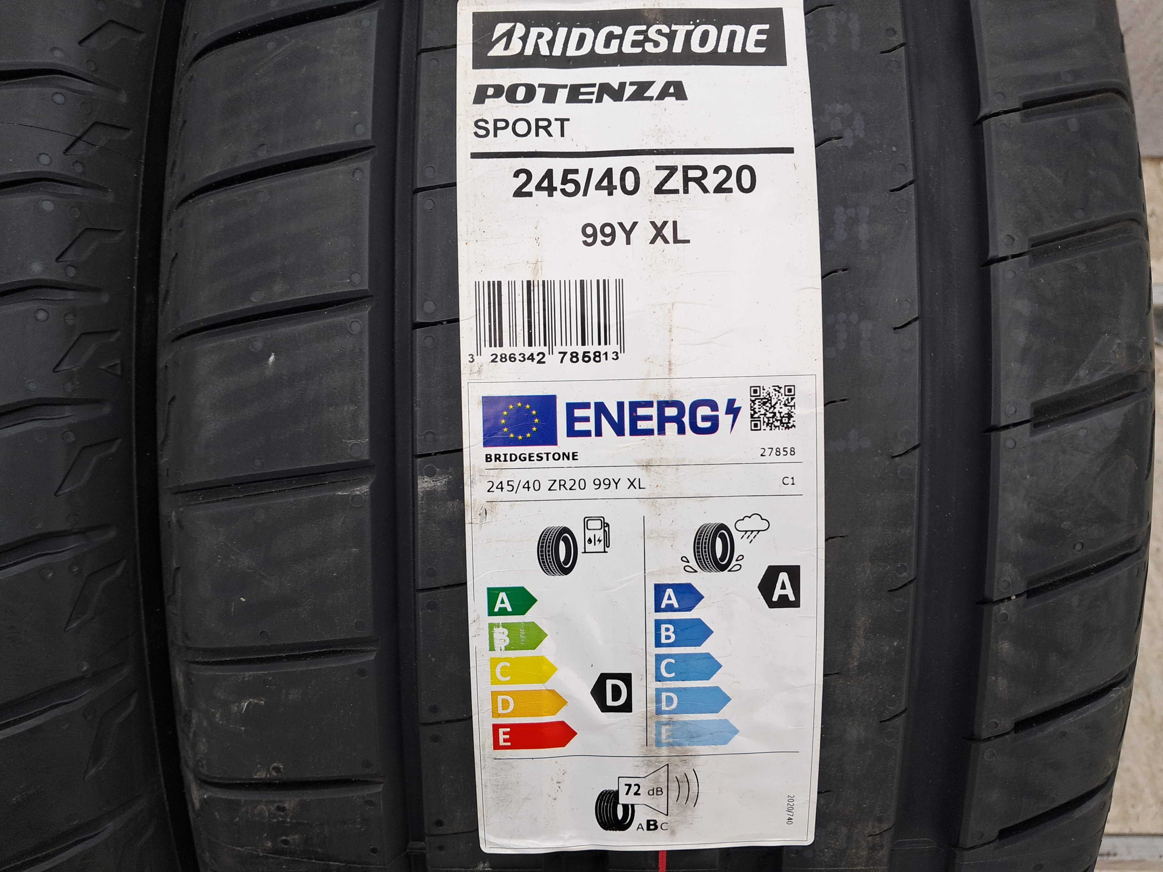 Резина літня, НОВА, 245/40 R20 Bridgestone Potenza Sport (арт. 12171)