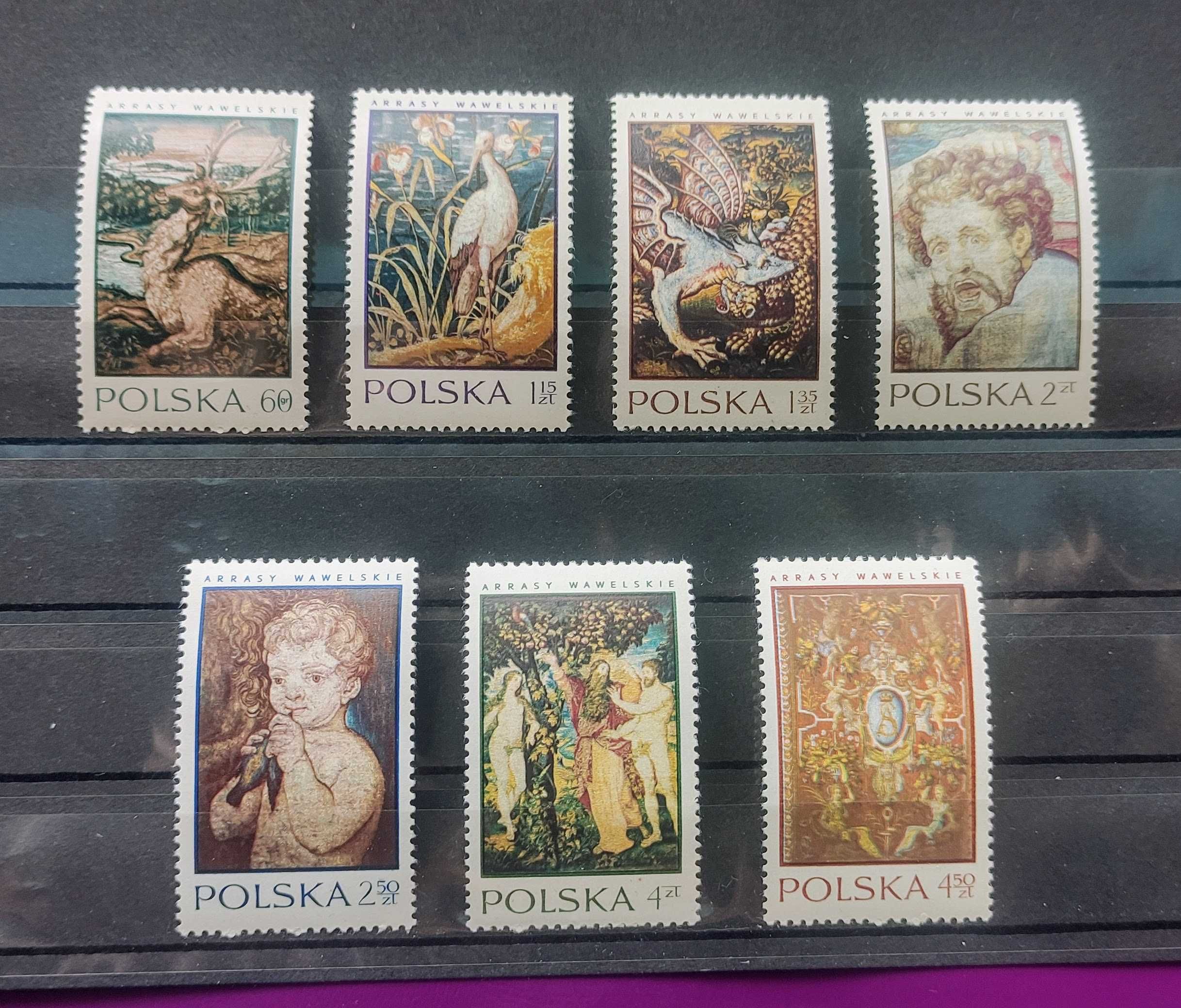 Znaczki pocztowe Polska 1970 ARRASY WAWELSKIE fi 1894/1900 (czyste **)