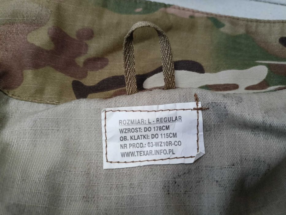 Mundur Wojskowy Polowy Taktyczny Multicam Texar WZ10