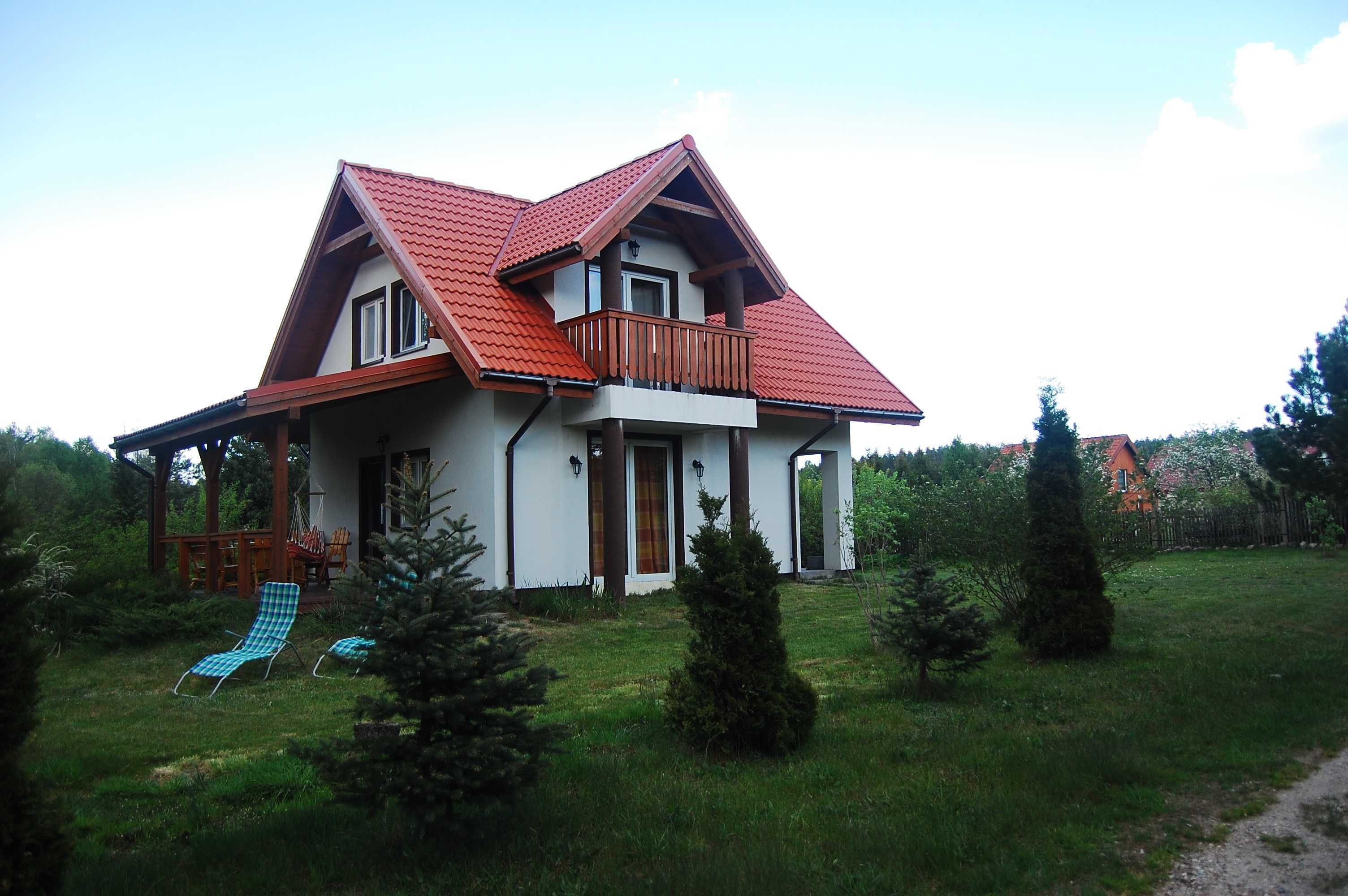 Domek pod lasem na Mazurach, wynajem.