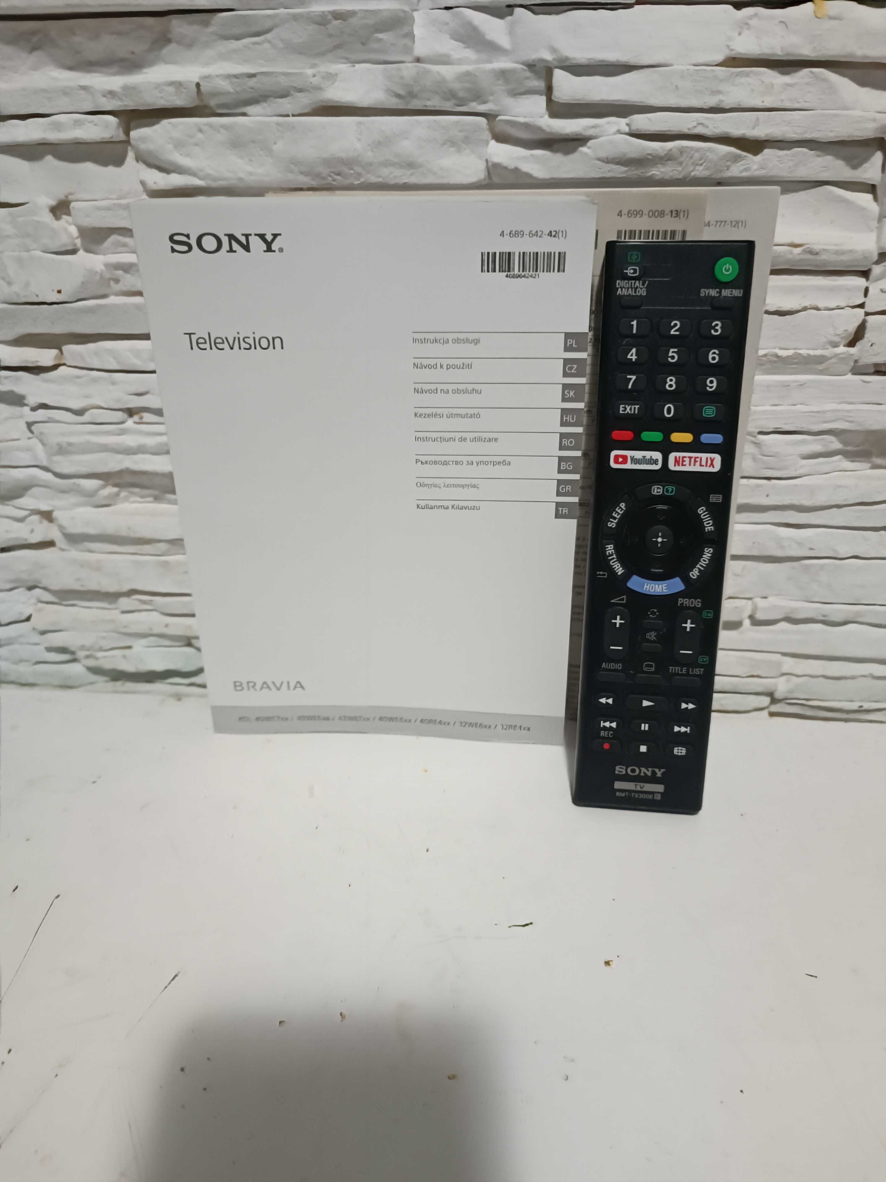 32 Cali Telewizor SONY LED WiFi SMART TV DVB-T2 + HDMI + Upominek