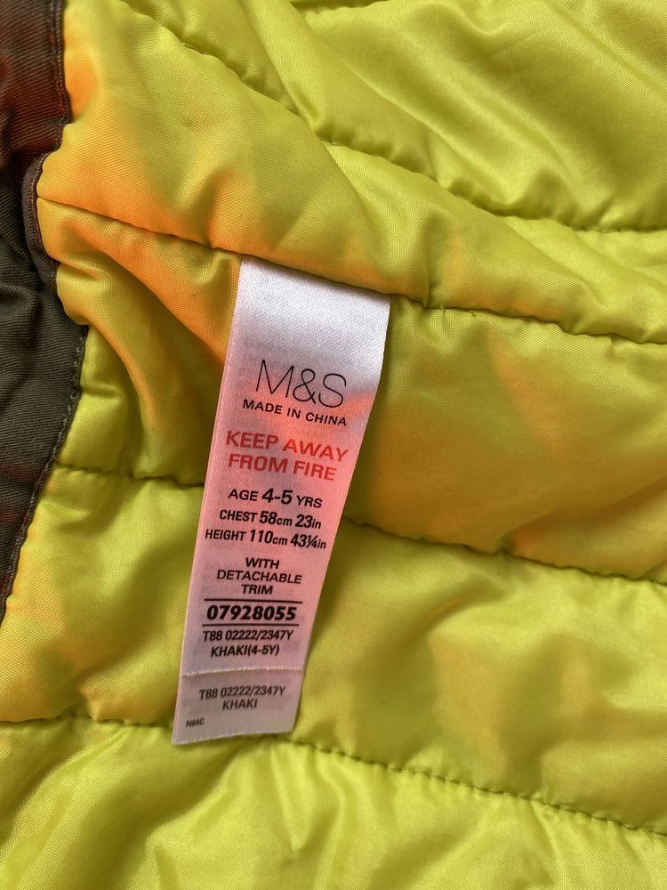 Kurtka zimowa M&S 110 parka płaszcz