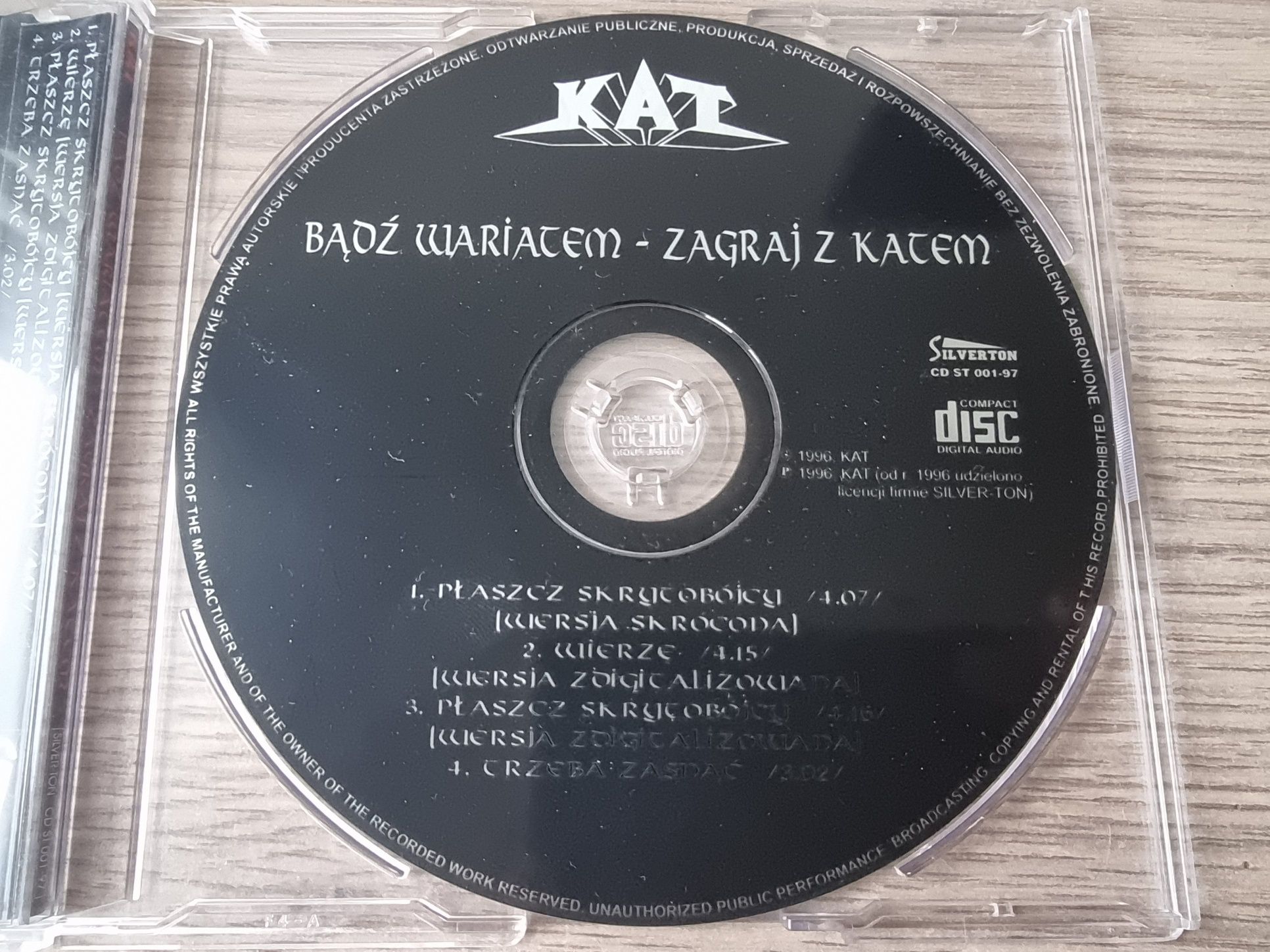 KAT - Bądź Wariatem Zagraj z KATem - CD