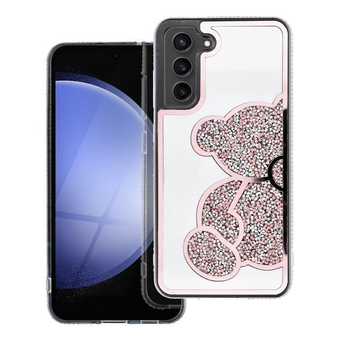 Futerał TEDDY BEAR do SAMSUNG A56 5G różowy