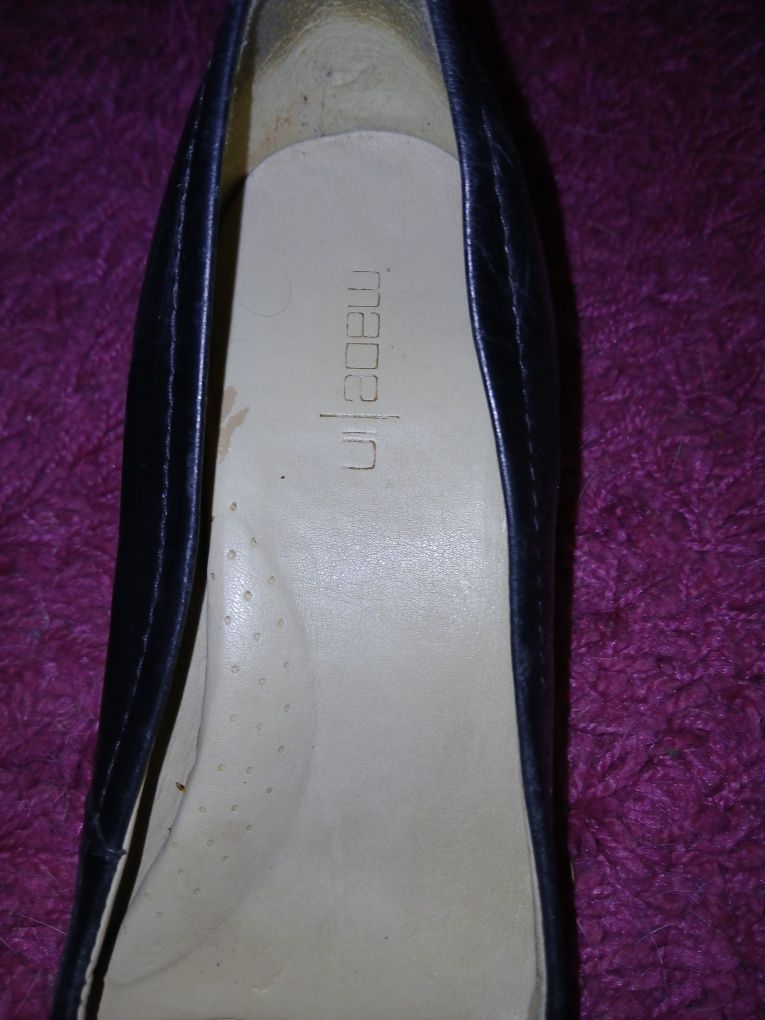 Sapatos em pele genuina 38
