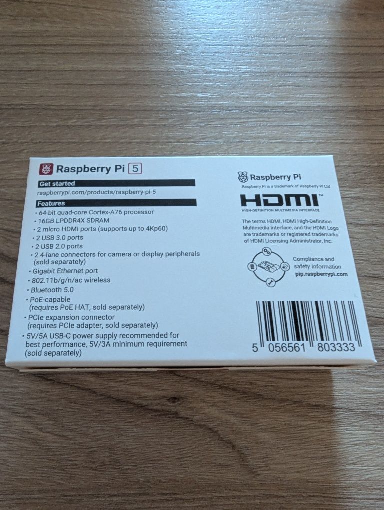 Nowy, Raspberry Pi 5 16GB