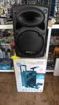 Coluna Amplificada 12" 700W USB/BT/SD/BAT VHF Preta IBIZA