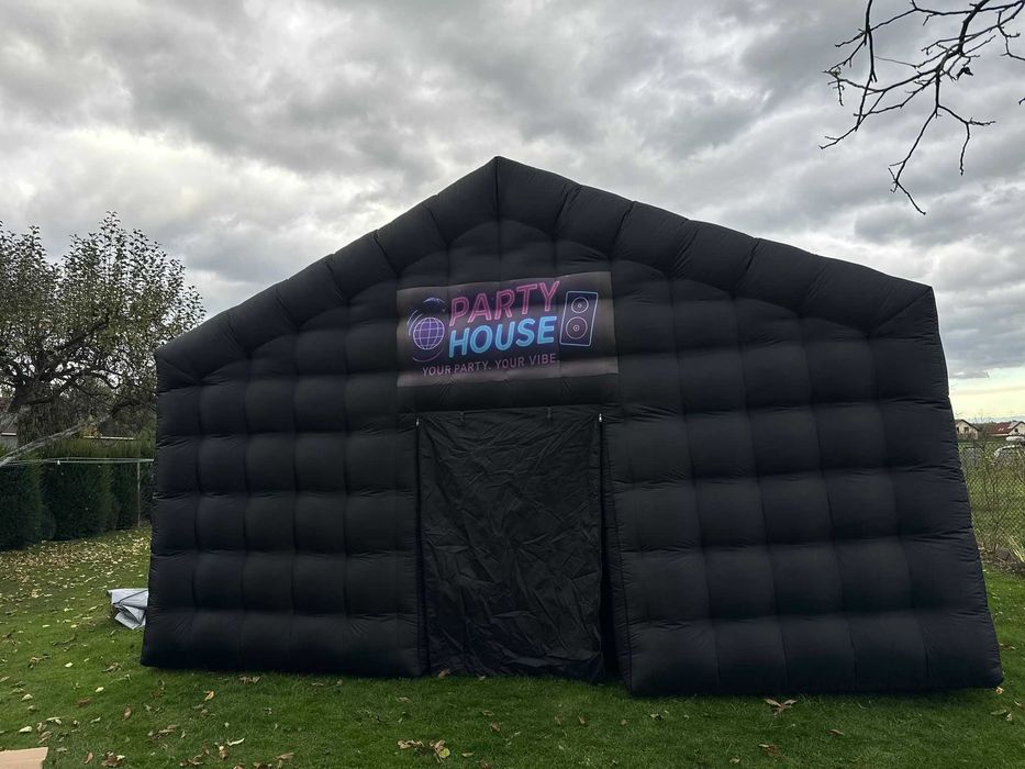 Wynajem dmuchany namiot imprezowy czarny Rybnik Wodzisław ŚLĄSK