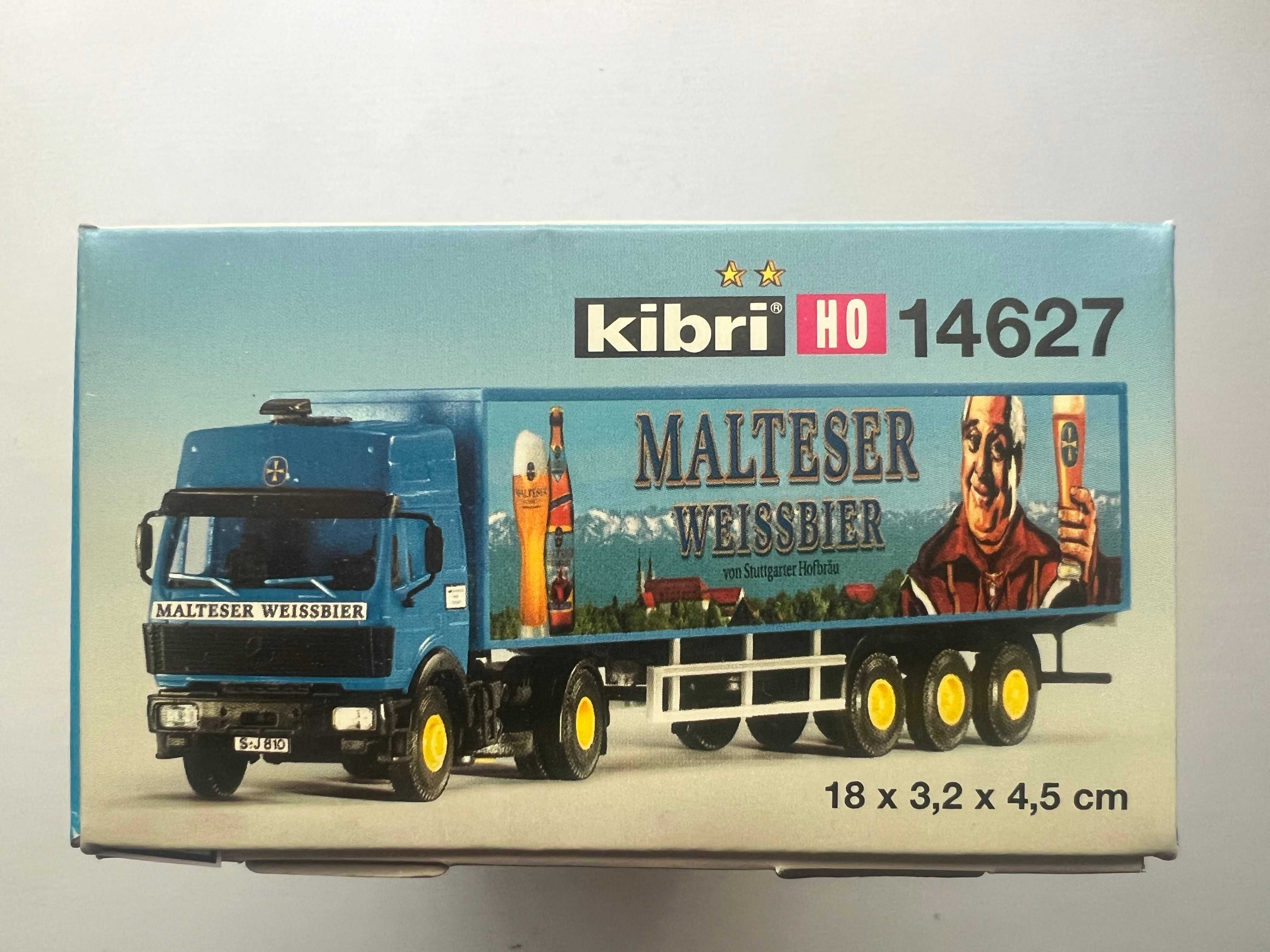 KIBRI 14627 MB SK ZM "MALTESER Cerveja", Escala 1/87,  Ref. A001