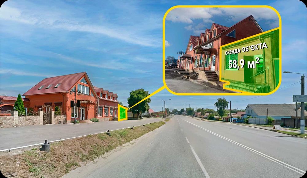 Оренда приміщення 58.9м2/ Пісочин/ АТБ/ Червона лінія