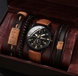 Conjunto Relógio e 3 Pulseiras – Oportunidade!