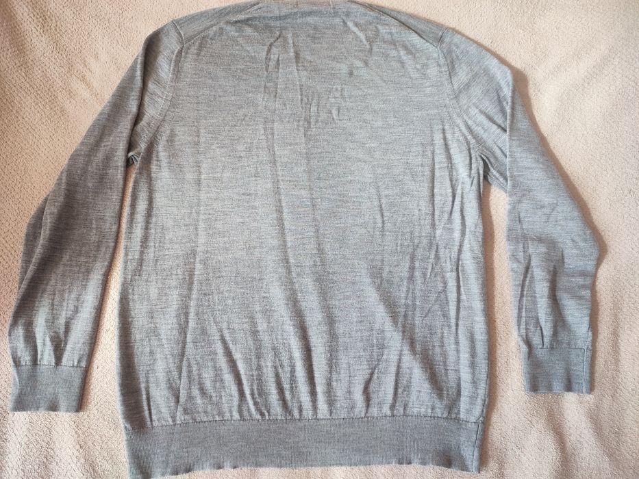 Sweter wełniany r. XL 100% wełna merino do recyklingu