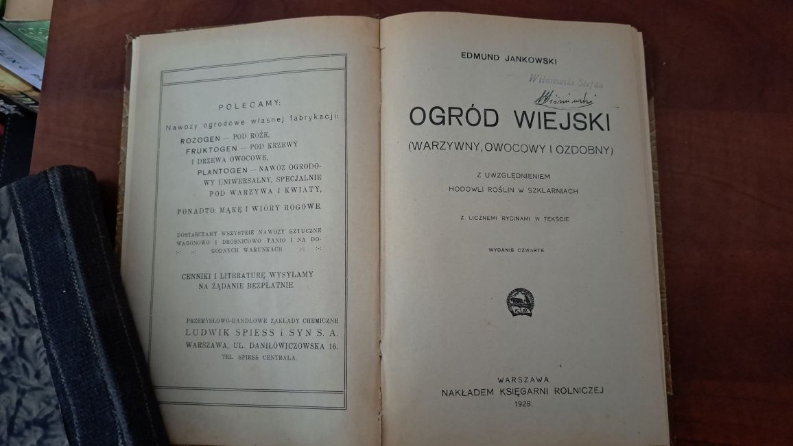 Edmund Jankowski "Ogród wiejski (warzywny, owocowy i ozdobny)