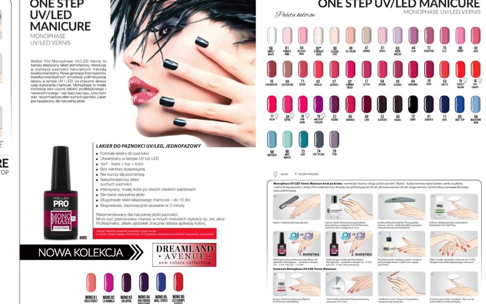 Verniz Gel / Manicure UV/Led Mollon Pro