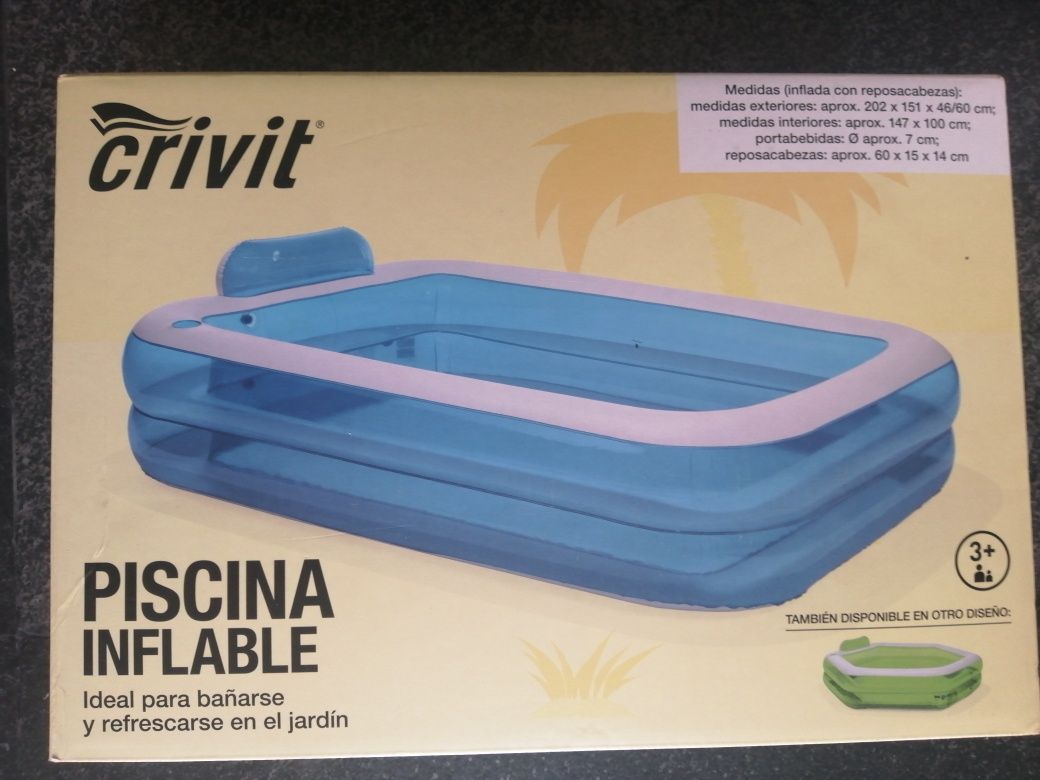 Piscina insuflável nova