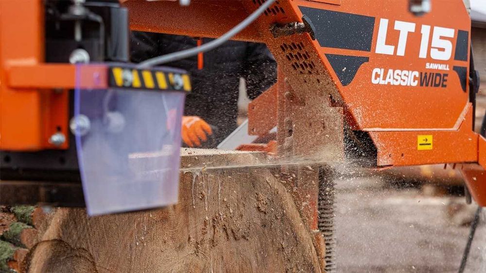 Trak Taśmowy elektryczny LT15 CLASSIC WIDE KOROWARKA 5,4m Wood Mizer