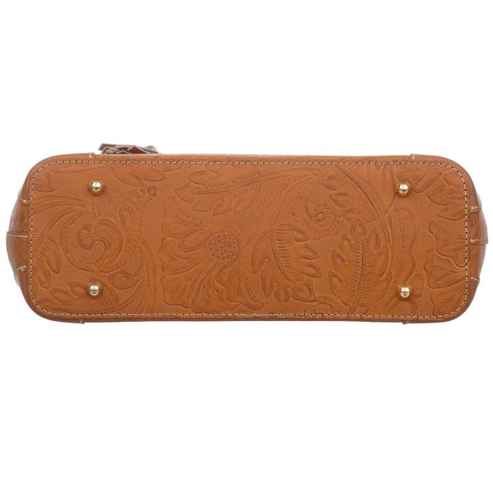 VERA PELLE torebka damska skórzana klasyczna z paskiem V541 biała