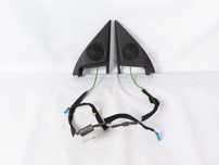 Conjunto de Resguardos + Tweeters das Portas Frente Seminovo/ Original BMW 6 (E6...