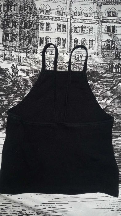 Чёрная майка zara