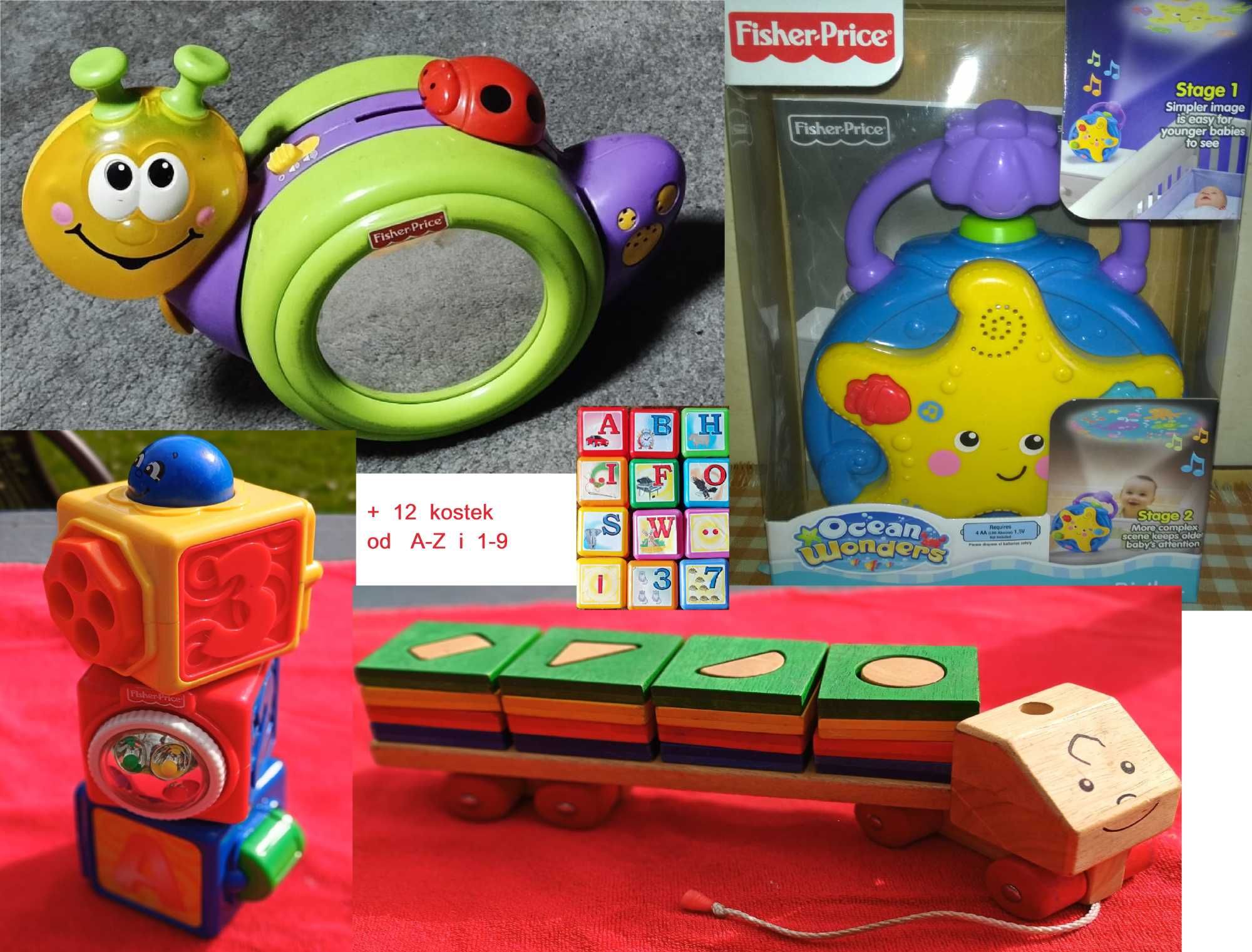 ** Zabawki Fisher Price - ZESTAW 3 (Fisher) + 2 (inne) ** OKAZJA