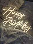Napis LED happy birthday