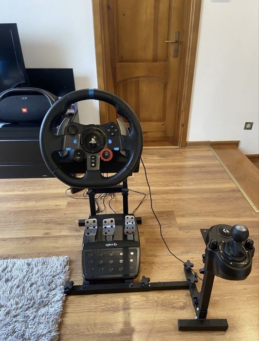 kierownica logitech g29 + stojak + shifter