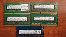 Оперативная память ddr2, ddr3, ddr4 1Gb, 2Gb, 4Gb, 8Gb