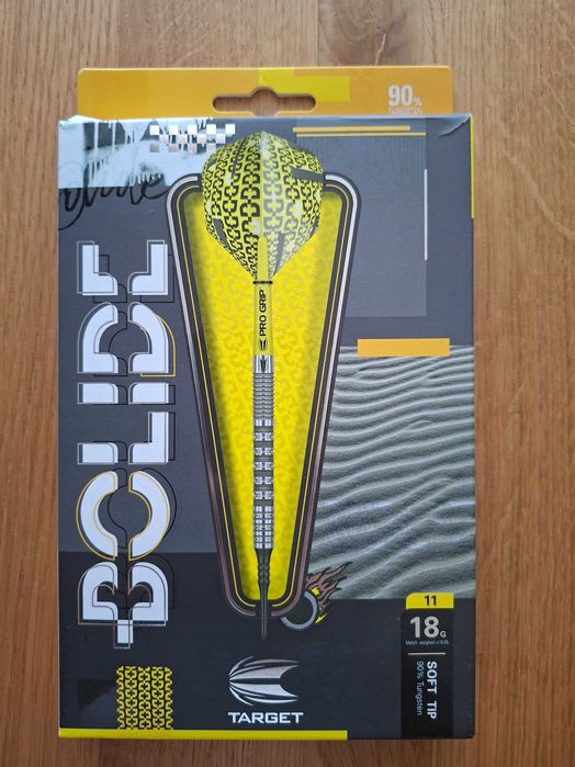 Rzutki lotki dart Target Bolide 11 Soft Tip 90% tungsten 18g 3szt