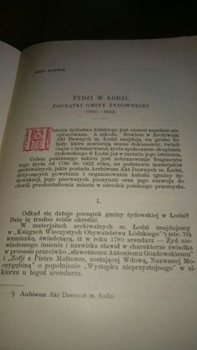 Stara księga, Rocznik łódzki t l 1928