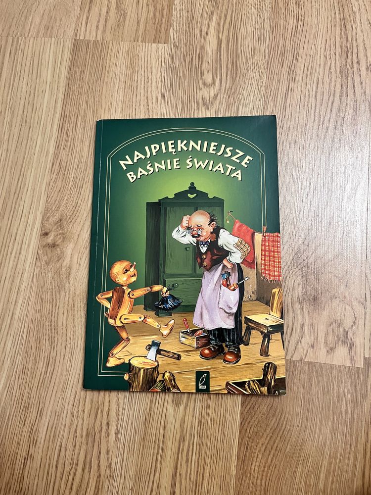 Książka dla dzieci najpiękniejsze baśnie świata kot w butach Pinokio