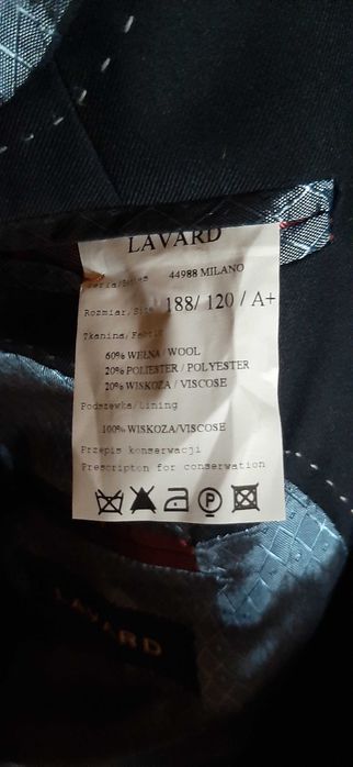 Garnitur męski Lavard 188/120