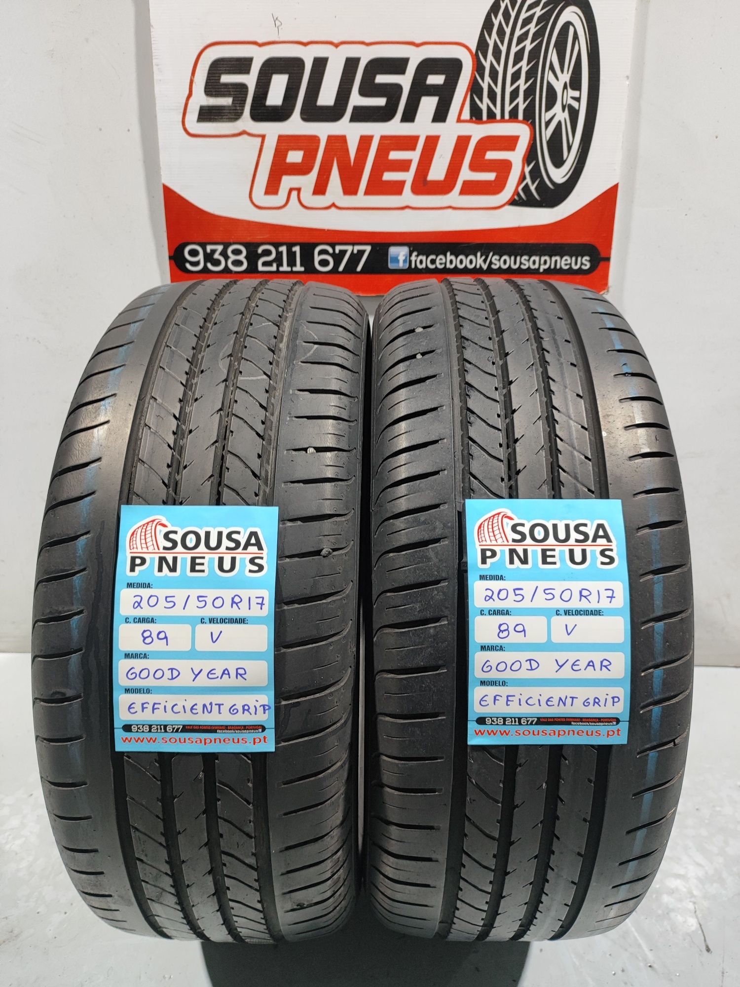 2 pneus semi novas 205-50R17 Good year - Oferta dos Portes
