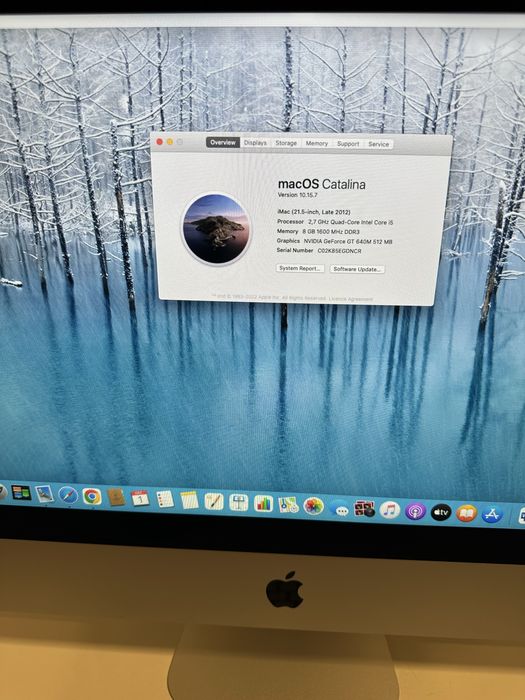 iMac , 21,5”, Late 2012, com Storage SSD 500GB
