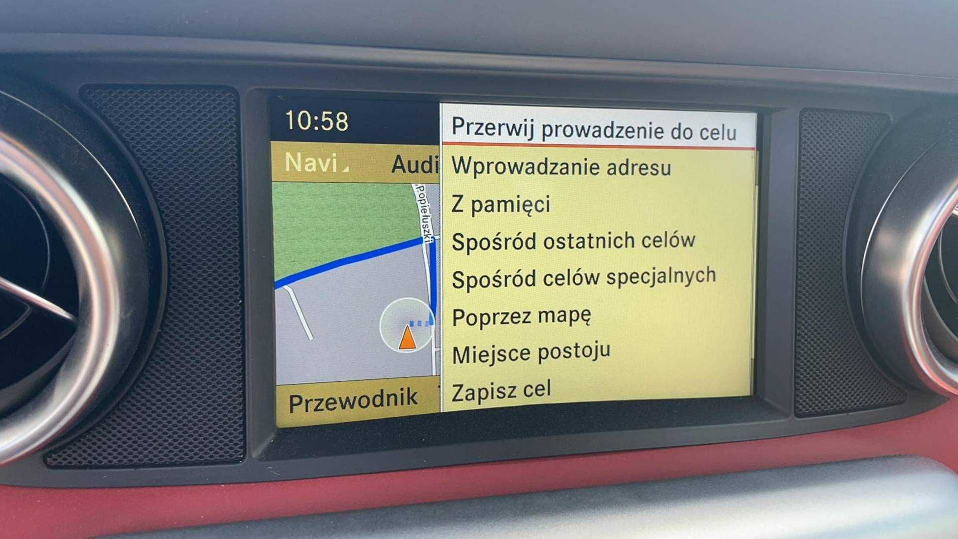 MERCEDES  NTG 4.0 polskie menu lektor mapa USA/EU