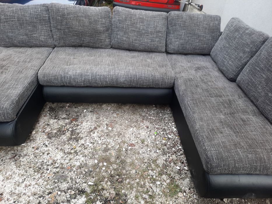 Duża rogówka narożnik sofa lóżko kanapa tapczan rozkładana 305x200x160