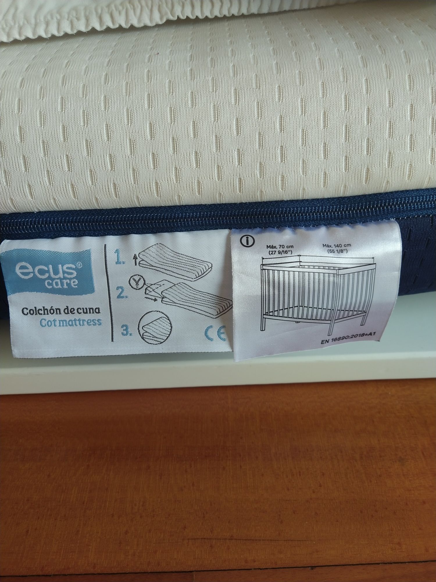 Colchão berço ECUS Care 140 x 70