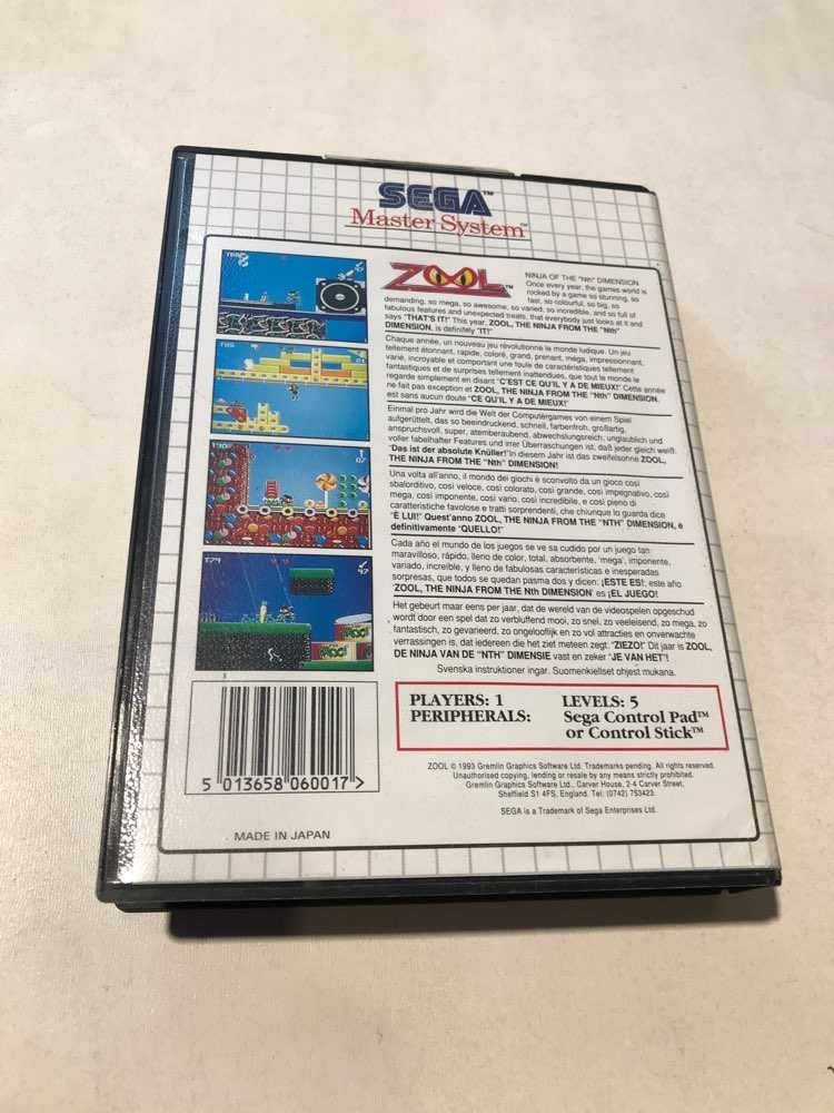 Zool Ninja Of The "Nth" Dimension Sega Master System Sklep Irydium