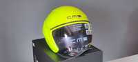 Kask motocyklowy dziecięcy CMS S-Jet Junior / żółty / Nowy / XS