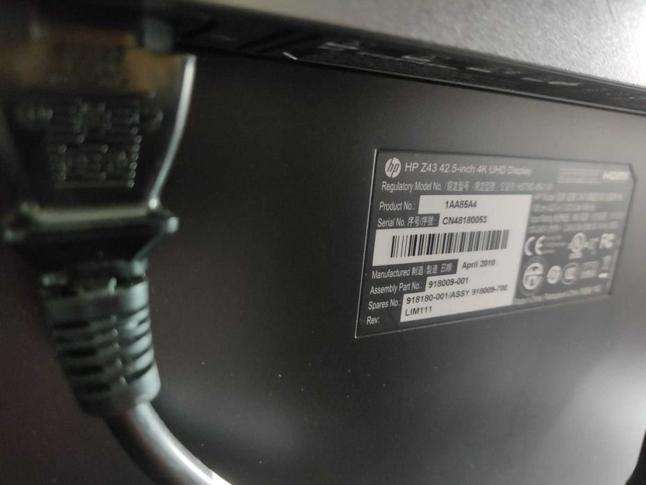 Monitor HP HP Z43 4k UHD Display