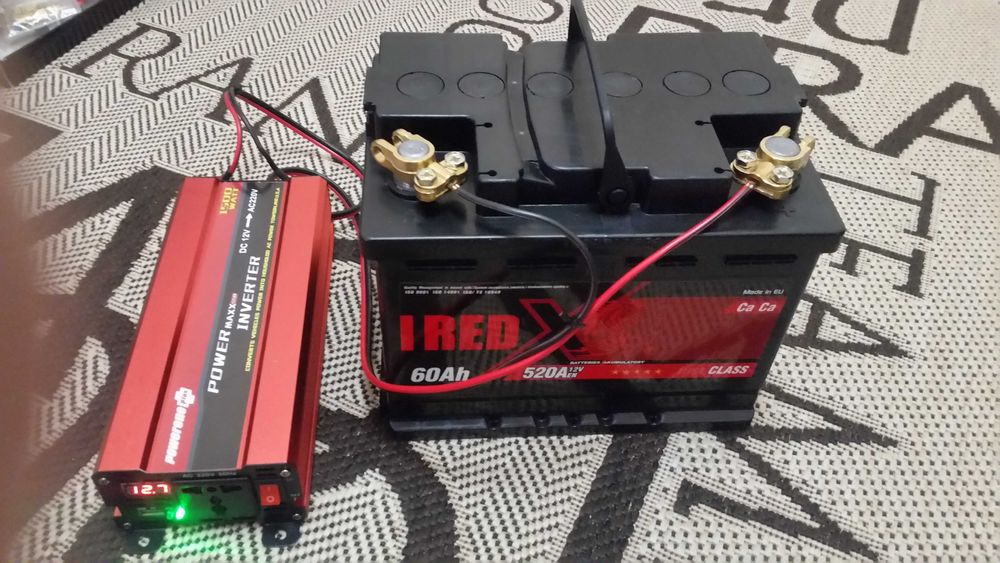 Преобразователь напряжения PowerOne Plus 900W + LCD 12/220V SSB-1500W