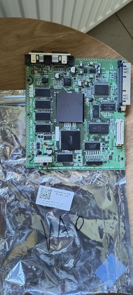 Płyta główna Sega Katana Main VA0 – oryginalny Dreamcast dev-kit 1998
