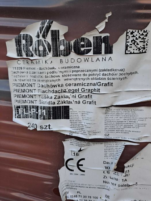 Dachówka Roben Piemont grafit/antracyt