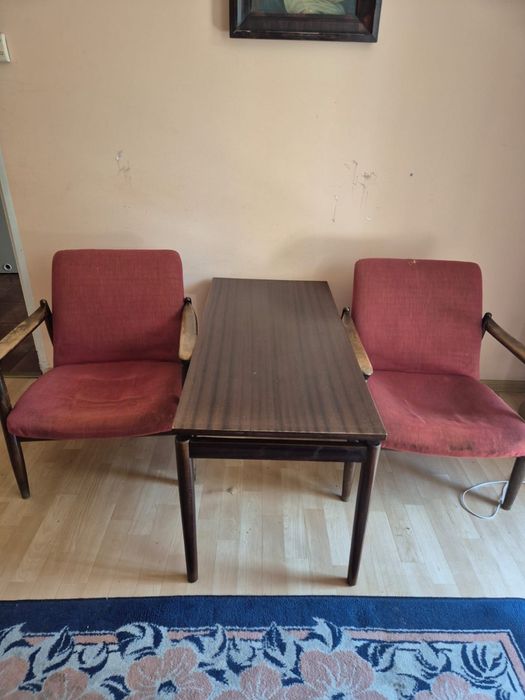 Kredens, barek, PRL, stolik