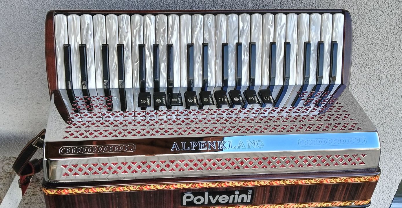 Akordeon Polverini Alpenklang 120 Helikon musette Zupan