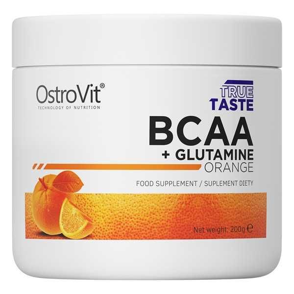 Амінокислоти BCAA + GLUTAMINE Ostrovit 200 грамм Польша Бцаа