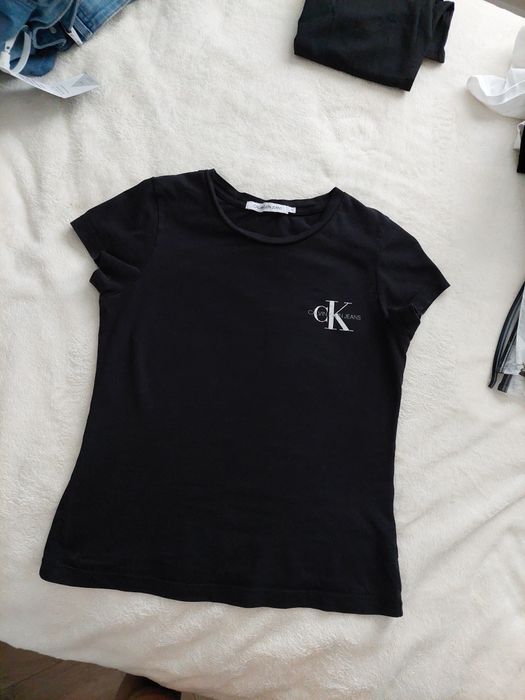 Czarny t-shirt Calvin Klein